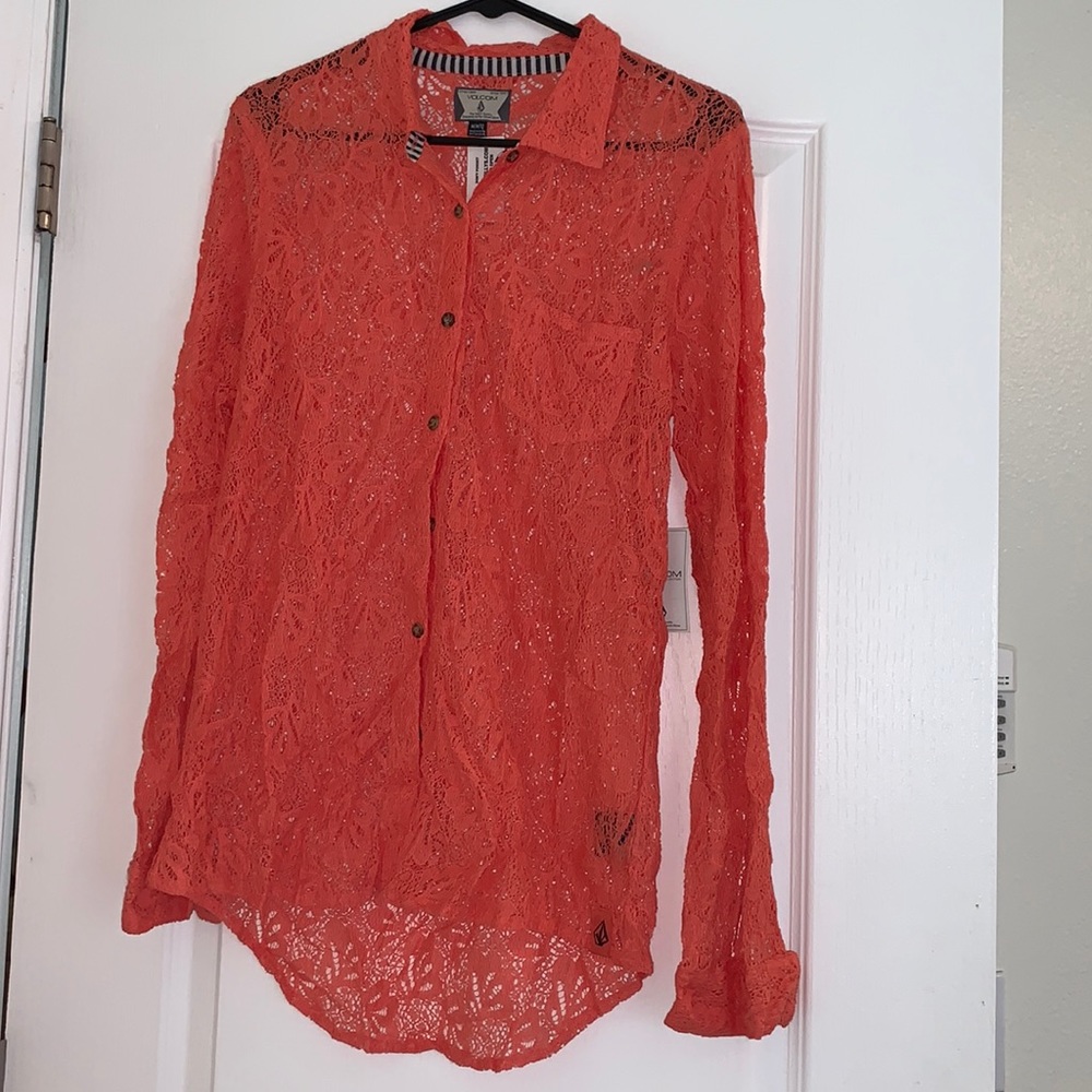 Volcom Long Sleeve Laced Shirt
